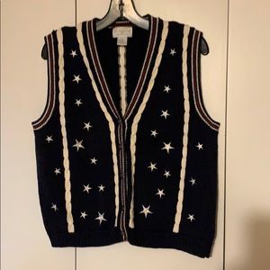 Patriotic Knitted Vest